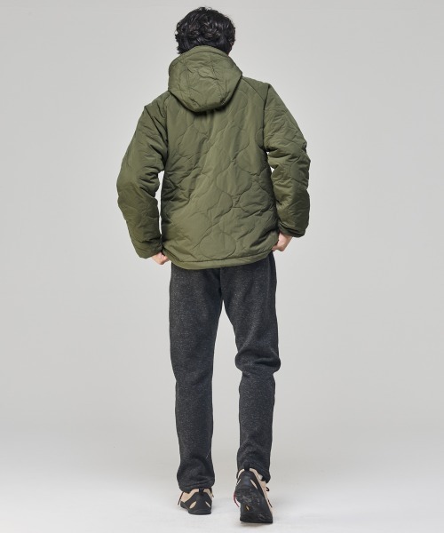 KRIFF MAYER（クリフメイヤー）の「キルティングフードJK（その他アウター・メンズ・グレー/オリーブ/ブラック・X-LARGE/LARGE/MEDIUM）」の5枚目の写真