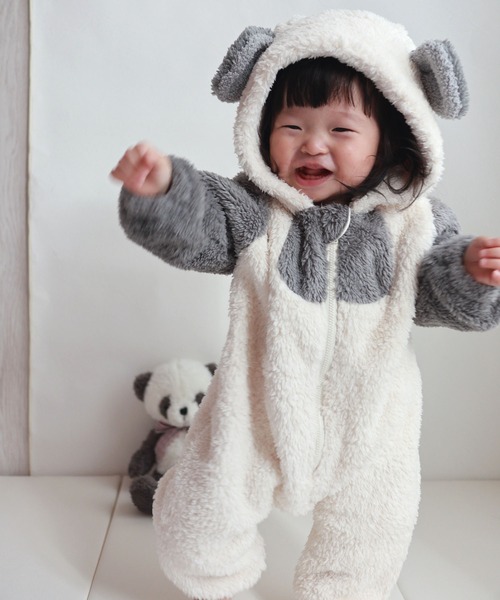 セール】ﾄﾞｳﾌﾞﾂｶﾊﾞｰｵｰﾙ（ロンパース）｜Si・Shu・Non（シシュノン）の