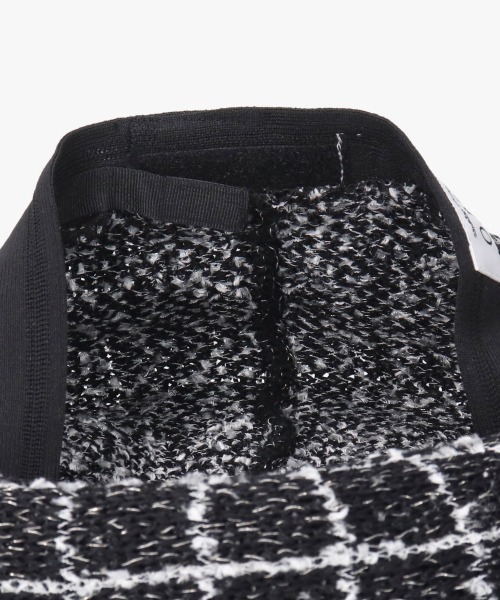 Chapeau d' O(シャポードオー)の「Chapeau d' O TM Check Tweed Beret / シャポードオー(ハンチング/ベレー帽・レディース・ブラック/ブルー/ホワイト・M/57.5cm)」の9枚目の写真