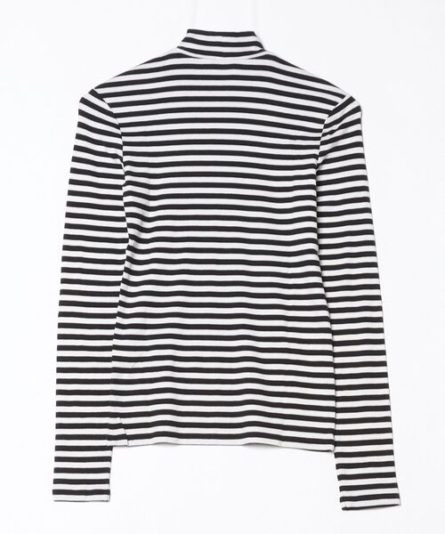 BANANA REPUBLIC FACTORY STORE(バナナリパブリック ファクトリーストア)の「BANANA REPUBLIC FACTORY STORE リブ モックネック トップ(Tシャツ/カットソー・レディース・ホワイト/ブラック×ホワイト/ブラック/ベージュ・XS/S/L/M)」の5枚目の写真