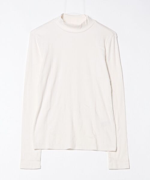 BANANA REPUBLIC FACTORY STORE(バナナリパブリック ファクトリーストア)の「BANANA REPUBLIC FACTORY STORE リブ モックネック トップ(Tシャツ/カットソー・レディース・ホワイト/ブラック×ホワイト/ブラック/ベージュ・XS/S/L/M)」の7枚目の写真