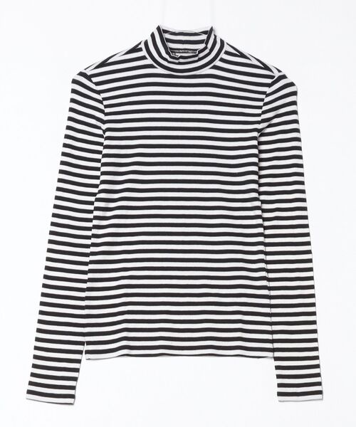 BANANA REPUBLIC FACTORY STORE(バナナリパブリック ファクトリーストア)の「BANANA REPUBLIC FACTORY STORE リブ モックネック トップ(Tシャツ/カットソー・レディース・ホワイト/ブラック×ホワイト/ブラック/ベージュ・XS/S/L/M)」の13枚目の写真
