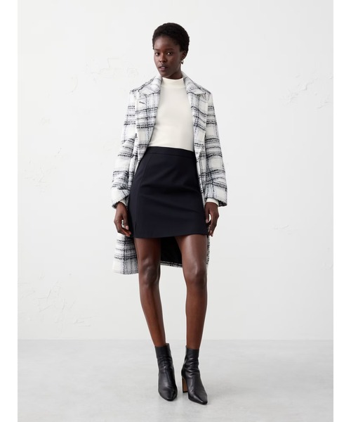 BANANA REPUBLIC FACTORY STORE(バナナリパブリック ファクトリーストア)の「BANANA REPUBLIC FACTORY STORE リブ モックネック トップ(Tシャツ/カットソー・レディース・ホワイト/ブラック×ホワイト/ブラック/ベージュ・XS/S/L/M)」の8枚目の写真