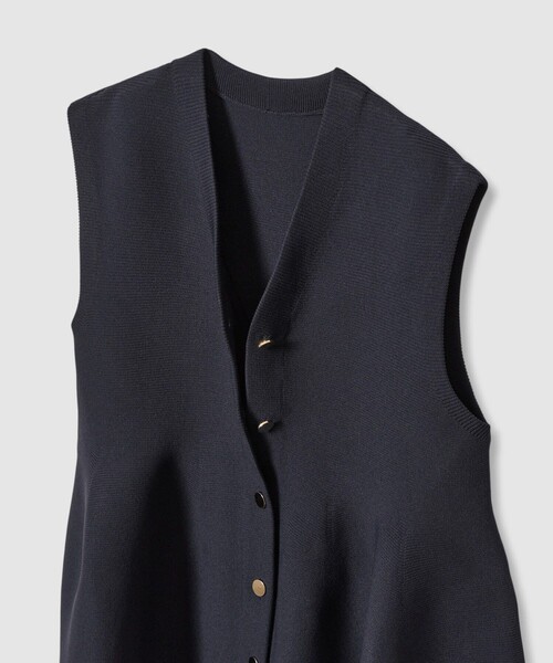 allureville（アルアバイル）の「ペプラムジレ（ベスト・レディース・オフホワイト/ネイビー/イエロー・2）」の17枚目の写真