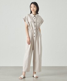 CAST:（キャストコロン）の「【接触冷感・UV対策】ジャンプスーツ（つなぎ/オールインワン）」