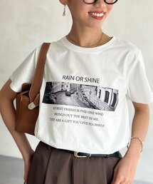 Chez toi | プリントロゴTシャツ(Tシャツ/カットソー)