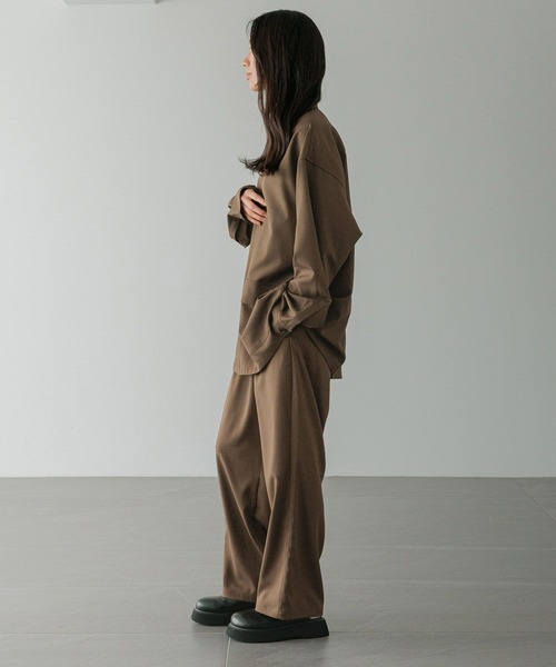 LOWRYS FARM(ローリーズファーム)の「【LFM(U)】TWILLシャツジャケット 587859(シャツ/ブラウス・メンズ・ブラック/グレー/ブラウン・MEDIUM/LARGE)」の16枚目の写真