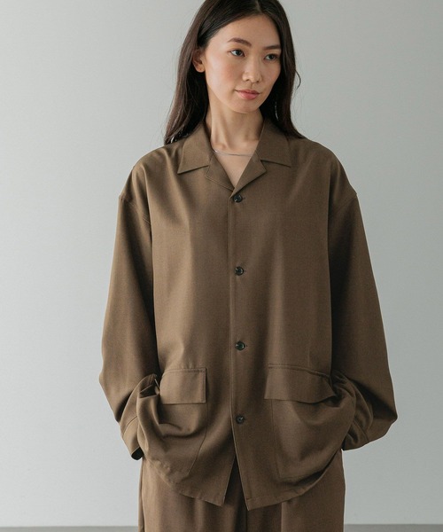 LOWRYS FARM(ローリーズファーム)の「【LFM(U)】TWILLシャツジャケット 587859(シャツ/ブラウス・メンズ・ブラック/グレー/ブラウン・MEDIUM/LARGE)」の17枚目の写真