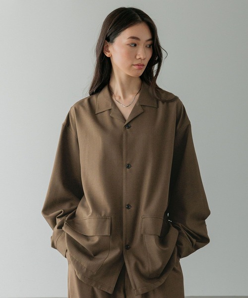 LOWRYS FARM(ローリーズファーム)の「【LFM(U)】TWILLシャツジャケット 587859(シャツ/ブラウス・メンズ・ブラック/グレー/ブラウン・MEDIUM/LARGE)」の19枚目の写真