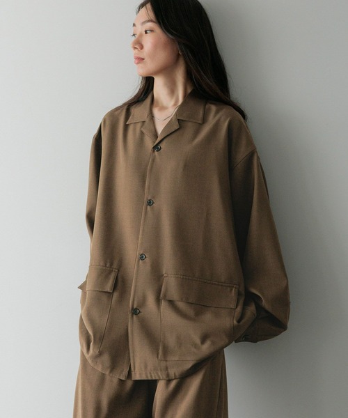 LOWRYS FARM(ローリーズファーム)の「【LFM(U)】TWILLシャツジャケット 587859(シャツ/ブラウス・メンズ・ブラック/グレー/ブラウン・MEDIUM/LARGE)」の20枚目の写真