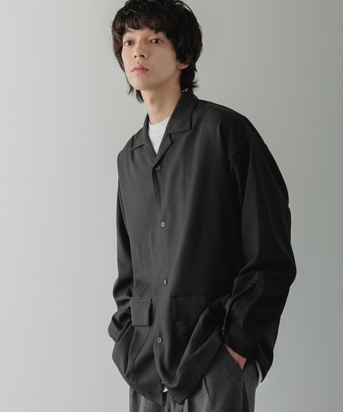 LOWRYS FARM(ローリーズファーム)の「【LFM(U)】TWILLシャツジャケット 587859(シャツ/ブラウス・メンズ・ブラック/グレー/ブラウン・MEDIUM/LARGE)」の21枚目の写真