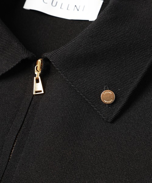 CULLNI（クルニ）の「Big Pocket Zip Up Knit Jacket（ブルゾン・メンズ・グレー/ブラック/ブラウン/ネイビー・2/1/0）」の21枚目の写真