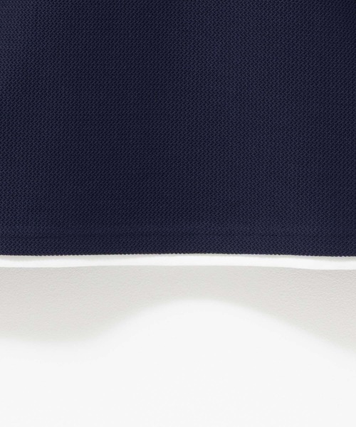 NAVY(ネイビー)の「NAVY 時短フェイクレイヤード ワッフルキーネック長袖Tシャツ(Tシャツ/カットソー・メンズ・ネイビー/ベージュ系/ライトグレー/ブラック・M/S/XL/L)」の13枚目の写真