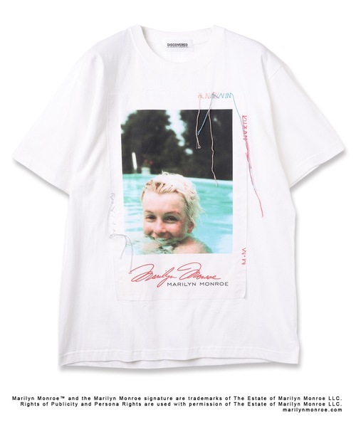 DISCOVERED（ディスカバード）の「MARILYN MONROE TEE (POOL)（Tシャツ/カットソー・メンズ・ホワイト/ブラック・1/2/4/3）」の9枚目の写真