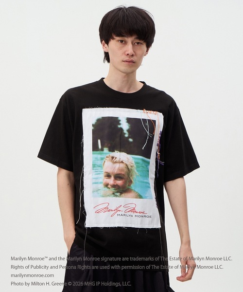 DISCOVERED（ディスカバード）の「MARILYN MONROE TEE (POOL)（Tシャツ/カットソー・メンズ・ホワイト/ブラック・1/2/4/3）」の6枚目の写真