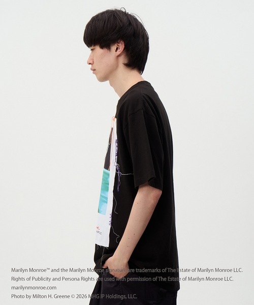 DISCOVERED（ディスカバード）の「MARILYN MONROE TEE (POOL)（Tシャツ/カットソー・メンズ・ホワイト/ブラック・1/2/4/3）」の7枚目の写真