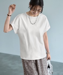 STYLE DELI（スタイルデリ）の「【ものづくりJAPAN】DIORAMA 袖口折り返しTシャツ（Tシャツ/カットソー）」
