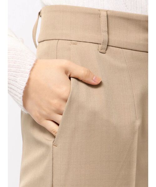 LAGUNAMOON(ラグナムーン)の「セミフレアスリットパンツ(その他パンツ・レディース・ブラック/ベージュ・SMALL/MEDIUM)」の17枚目の写真