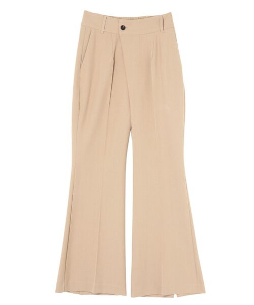 LAGUNAMOON(ラグナムーン)の「セミフレアスリットパンツ(その他パンツ・レディース・ブラック/ベージュ・SMALL/MEDIUM)」の12枚目の写真