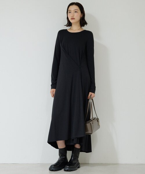 GALLARDAGALANTE（ガリャルダガランテ）の「【3WAY】カットワンピース（ワンピース・レディース・ブラウン/ブラック・FREE）」の4枚目の写真