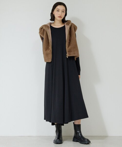 GALLARDAGALANTE（ガリャルダガランテ）の「【3WAY】カットワンピース（ワンピース・レディース・ブラウン/ブラック・FREE）」の8枚目の写真