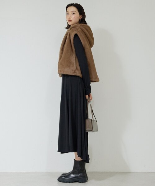 GALLARDAGALANTE（ガリャルダガランテ）の「【3WAY】カットワンピース（ワンピース・レディース・ブラウン/ブラック・FREE）」の10枚目の写真