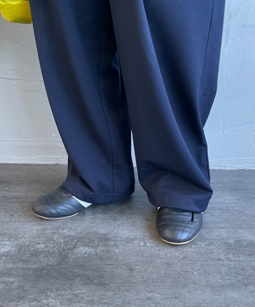 UMBRO（アンブロ）の「[UMBRO/アンブロ] 別注 ワンポイント刺繍ロゴ トラックパンツ（その他パンツ・レディース・ネイビー/ハウンドトゥース/ブラウン・L/M/S/XL）」の17枚目の写真