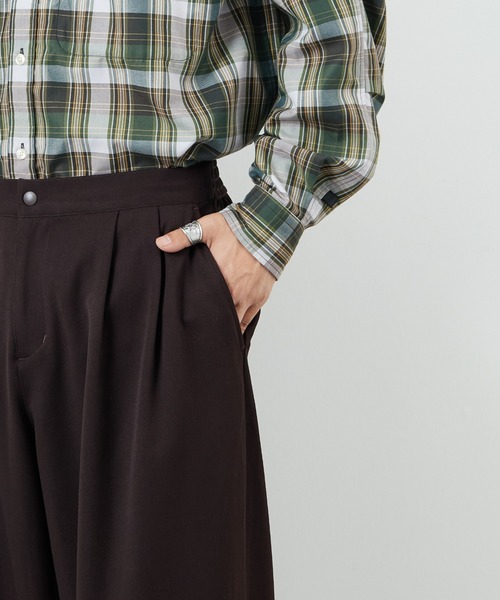 UMBRO（アンブロ）の「[UMBRO/アンブロ] 別注 ワンポイント刺繍ロゴ トラックパンツ（その他パンツ・レディース・ネイビー/ハウンドトゥース/ブラウン・L/M/S/XL）」の6枚目の写真