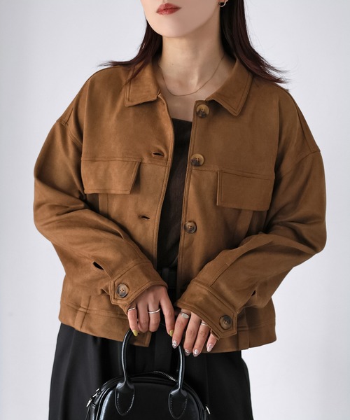 セール】スエードショートジャケット（その他アウター）｜Riberry