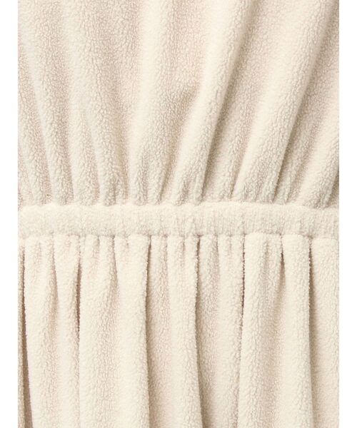 merry jenny（メリージェニー）の「ギャザーギャザーフリースワンピース（ワンピース・レディース・ライトブルー/ブラック/アイボリー・FREE）」の12枚目の写真