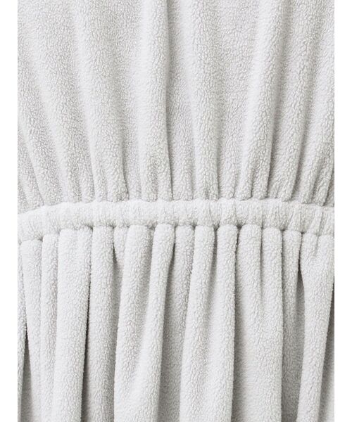 merry jenny（メリージェニー）の「ギャザーギャザーフリースワンピース（ワンピース・レディース・ライトブルー/ブラック/アイボリー・FREE）」の14枚目の写真