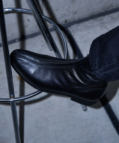 alfredoBANNISTER（アルフレッドバニスター）の「センタージップ レザー ブーツ（ブーツ・メンズ・ブラック・44/45/43/42/41/40）」の16枚目の写真