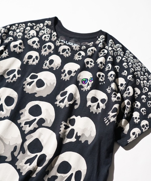 LIQUID BLUE(リキッドブルー)の「LIQUID BLUE / リキッドブルー SON OF SKULLS T-SHIRT サンオブスカル フルグラフィック Tシャツ(Tシャツ/カットソー・メンズ・ブラック・X-LARGE/LARGE)」の3枚目の写真