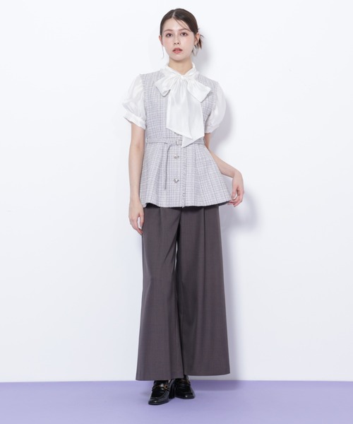 セール】◇ツイードペプラムジレ（ベスト）｜JILL by JILL STUART