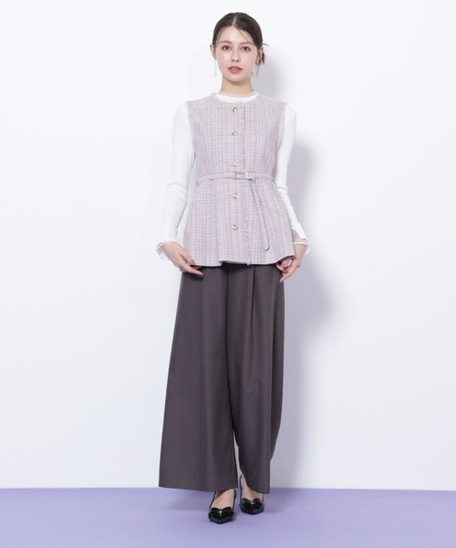 セール】◇ツイードペプラムジレ（ベスト）｜JILL by JILL STUART