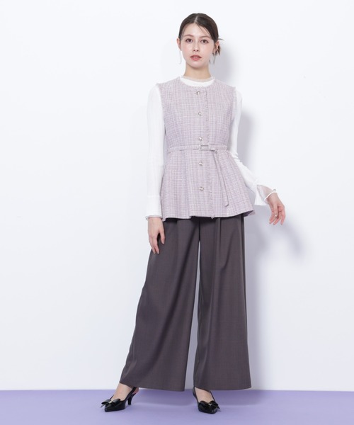 セール】◇ツイードペプラムジレ（ベスト）｜JILL by JILL STUART