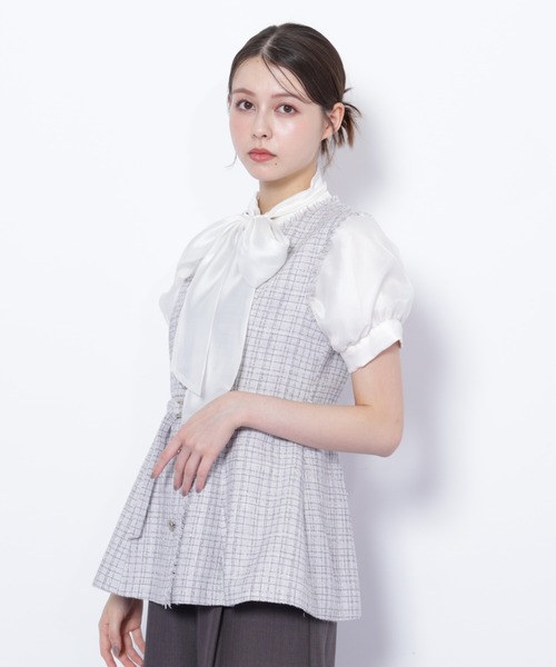 セール】◇ツイードペプラムジレ（ベスト）｜JILL by JILL STUART