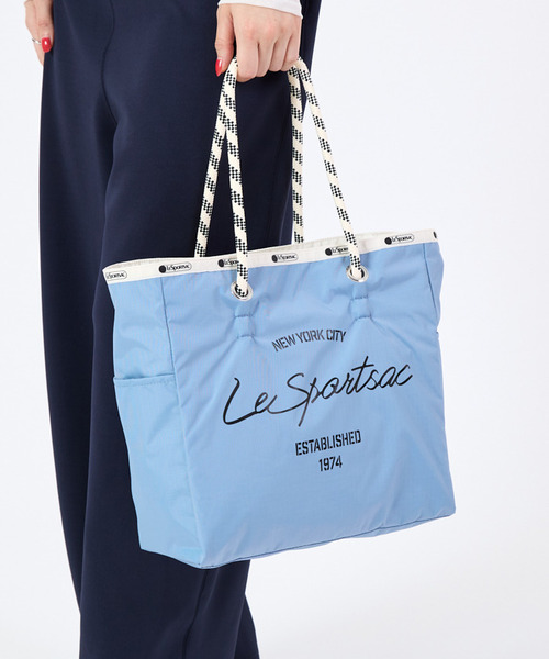 ML 2 WAY TOTE 2ウェイスレートブルー/パールシャイン（トートバッグ