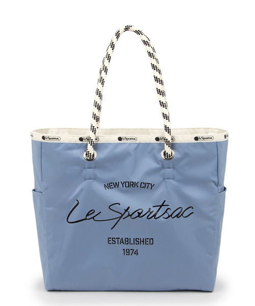 LeSportsac(レスポートサック)の「ML 2 WAY TOTE 2ウェイスレートブルー/パールシャイン(トートバッグ・レディース・ブルー・FREE)」の2枚目の写真