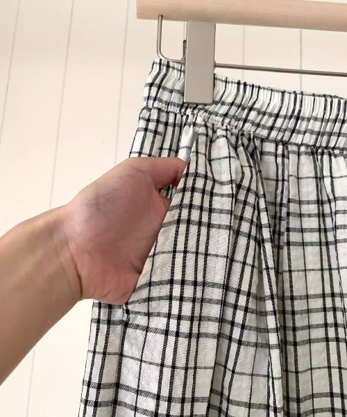 REBALANCE(リバランス)の「ワイドチェックパンツ(その他パンツ・レディース・C/A/B・LARGE/MEDIUM)」の6枚目の写真