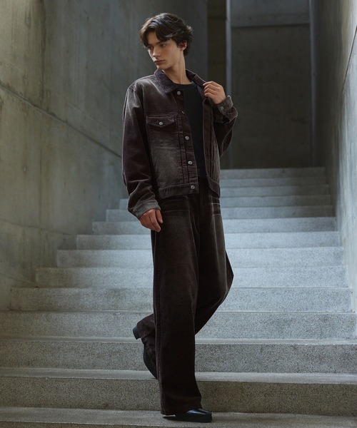 CLEL（クレイル）の「【CLEL】Antique Design Corduroy Shirt Jacket