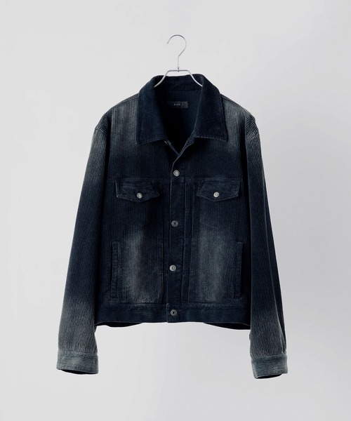 CLEL】Antique Design Corduroy Shirt Jacket / アンティークデザイン