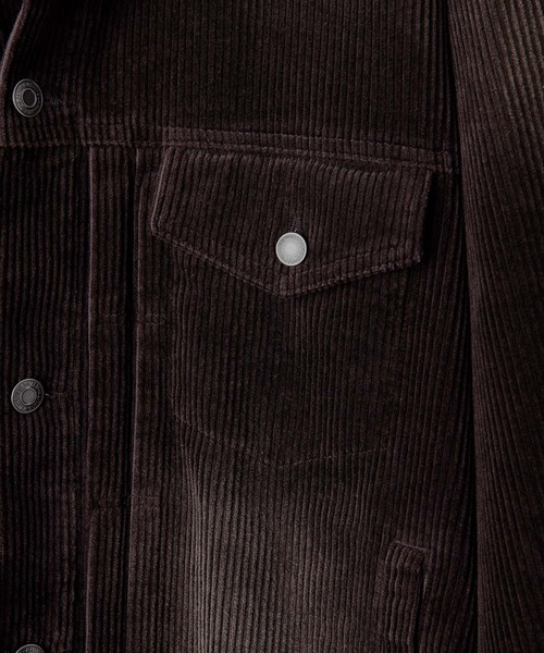 セール】【CLEL】Antique Design Corduroy Shirt Jacket