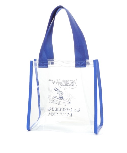PEANUTS（ピーナッツ）の「【PEANUTS】サーフクリアトート（トートバッグ・レディース・ピンク/ブルー・0）」の10枚目の写真