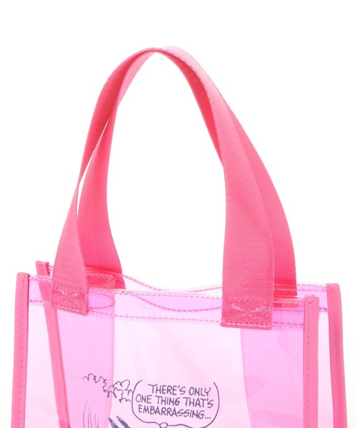 PEANUTS（ピーナッツ）の「【PEANUTS】サーフクリアトート（トートバッグ・レディース・ピンク/ブルー・0）」の15枚目の写真