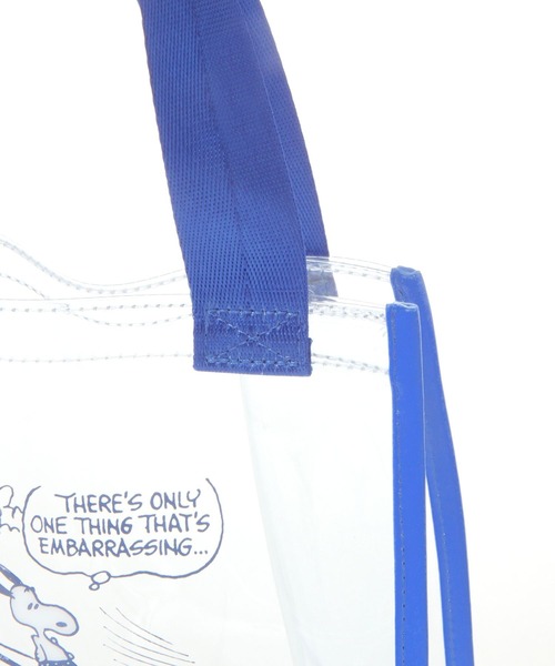 PEANUTS（ピーナッツ）の「【PEANUTS】サーフクリアトート（トートバッグ・レディース・ピンク/ブルー・0）」の8枚目の写真