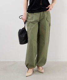 MICA&DEAL カーゴパンツ ブラック MICA＆DEAL｜ピーチセミワイドカーゴパンツ | Rakuten Fashion
