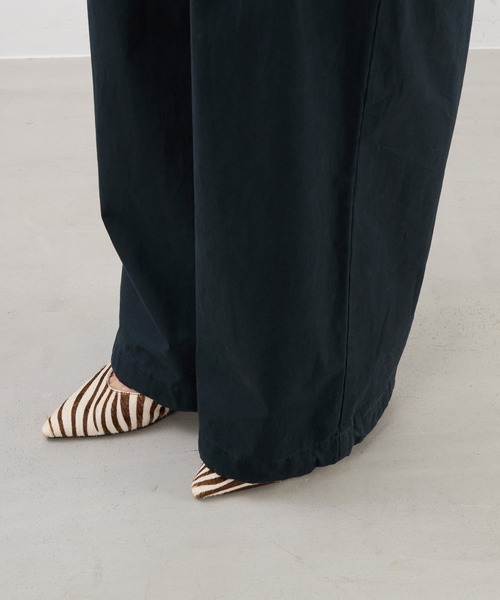 MICA&DEAL カーゴパンツ ブラック セール】ピーチセミワイドカーゴパンツ〈2サイズ展開〉（カーゴ