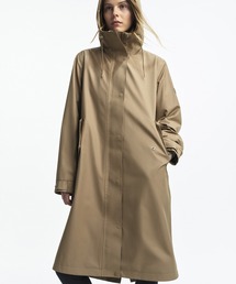 未使用　AIGLE エーグル　マウンテンパーカー XL ベージュ AIGLE マウンテンパーカー アウター 撥水 フーデッドロング