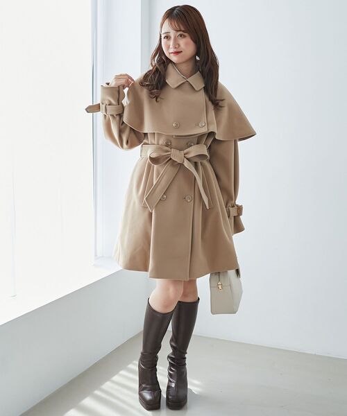 セール】ケープセットミディコート（その他アウター）｜MAJESTIC LEGON